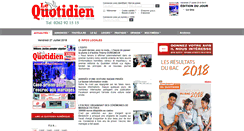 Desktop Screenshot of lequotidien.re